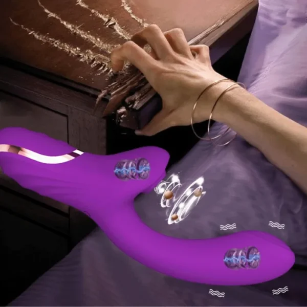 USB Power Clitoral Sucking Vibrator for Women Rose and Dildo Type Couple Vibrators Massaging Clit - Image 6