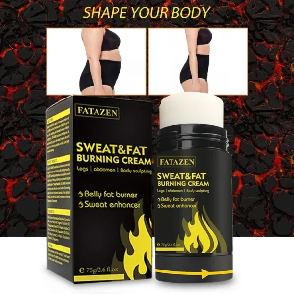FATAZEN Cosmetic Slim Cream Fat Burning Shaping Waist Products Hot Lose Weight Cream Massage Body Cellulite Slimming Cream - Image 3