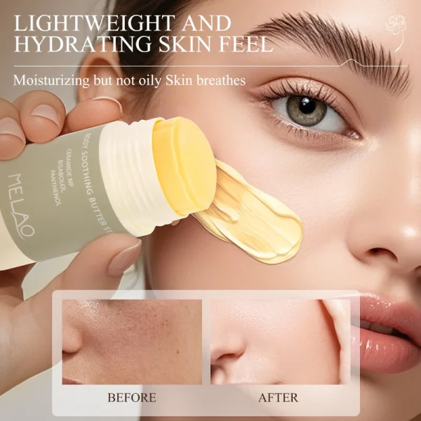 MELAO Private Label Vitamin C Lightening Firming Bleaching Cream Women Body Lotion Whitening Lotion BODY SOOTHING BUTTER STICK - Image 5
