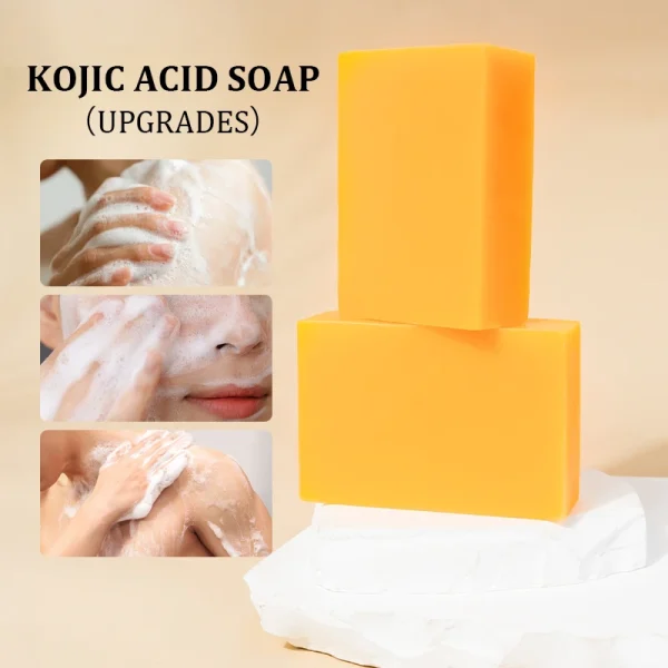 2023 Wholesale in Stock Kojic San Best Popular Brightening Whitening Acne Treatment Soap Skin Lightening Soap - Image 2