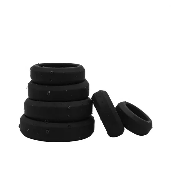 Wholesale Silicone Male Cock Ring Penis Ring TPE Material Soft Feature 6 Different Sizes Sex Products for Delay Ejaculation - Image 6