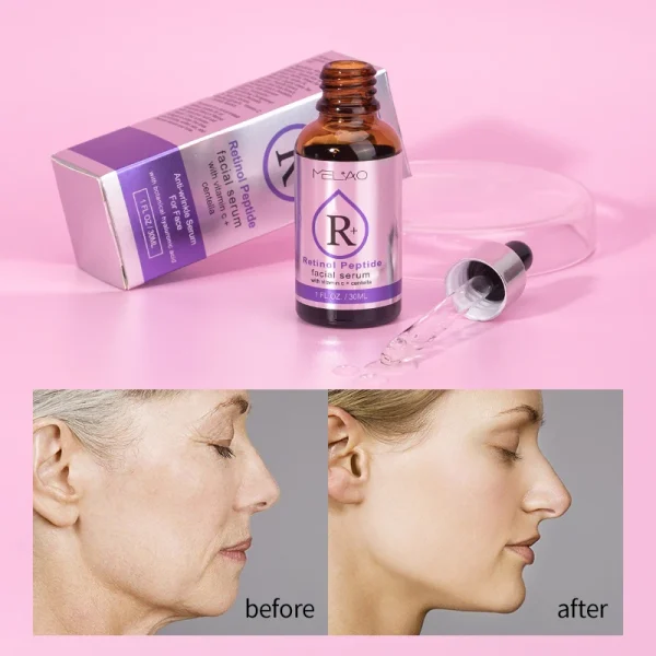 Vitamin c Serum Collagen Moisturizer Facial Private Label Vitamins Makeup Skin Whitening Peptides Face Care Retinol Face Serum - Image 2