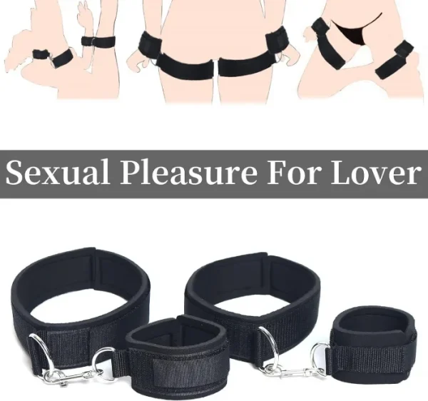 BDSM Female Bondage Set Handcuffs Sex Toys for Couples SM & Bondage Kit - Image 5