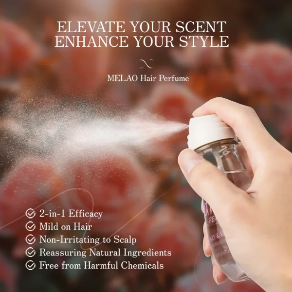 Best Seller Hair Moisturizing Shiny Smooth Silky Leave In Conditioner Hair Perfume Spray With Vitamin E Coconut Oil - Image 4