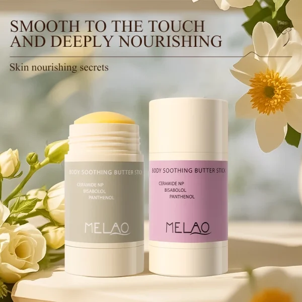 MELAO Private Label Vitamin C Lightening Firming Bleaching Cream Women Body Lotion Whitening Lotion BODY SOOTHING BUTTER STICK - Image 2