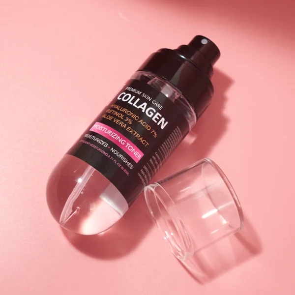 Private Label FATAZEN Deep Moisturizing Collagen Facial Toner OEM Skincare Products Organic Anti-Aging Repair Water Face Toner - Image 4