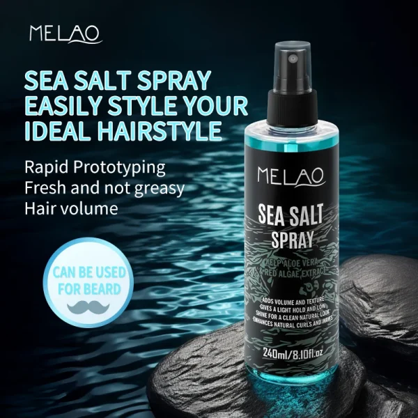 Men's Texturizing Thickening Hair Mist Hair Styling Oil Control Natural Volumizing Texturizing Sea Salt Spray - Image 5