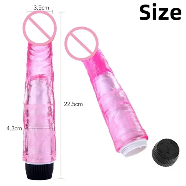 8.8 Inch Lifelike Vibrating G-Spot Dildo Sex Toys for Female Stimulator Purchase Vibrating Dildo Sex Products - Image 2