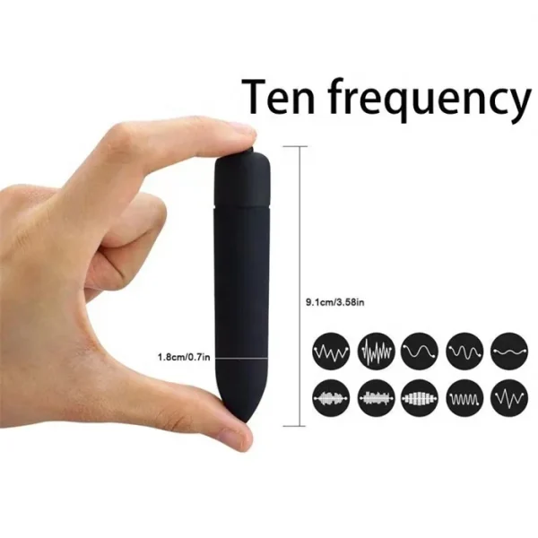 Direct From Manufacturer Mini Bullet USB-powered Sex Toys for Women 10-Speed Dildo and G-Spot Vibrators Made in China - Image 3
