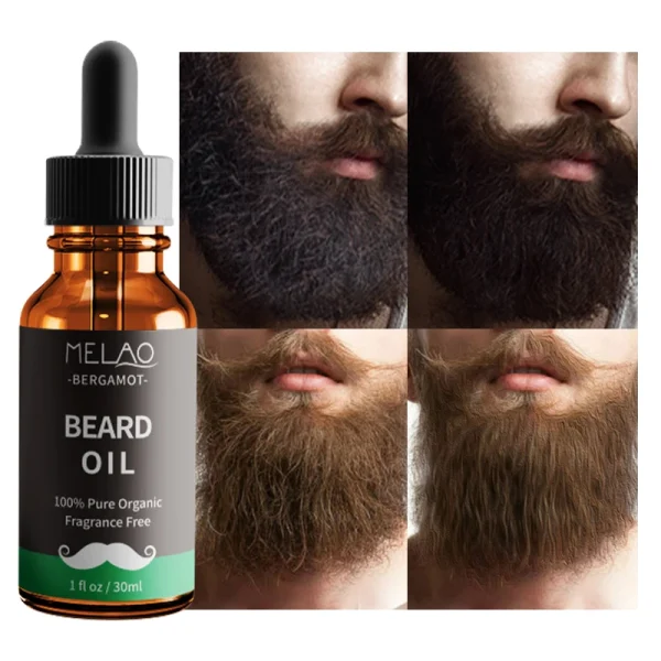 100% Natural Beard Oil Men Organic Essential Beard Growth Oil Bulk - Image 6