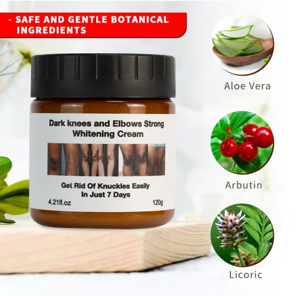 Private Label Extreme Whitening Anti Dark Spot Aging Wrinkle Knees Elbows Strong Vitamin White Lotion Face Body Whitening Cream - Image 3