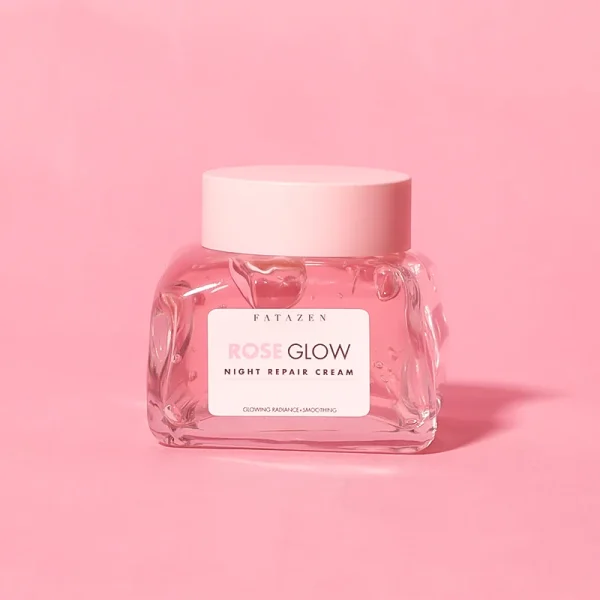 FATAZEN Private Label Natural Rose Jelly Facial Sleeping Mask Anti-Aging Skin Whitening Face Care Clay Gel Mask Mud Face Mask - Image 6