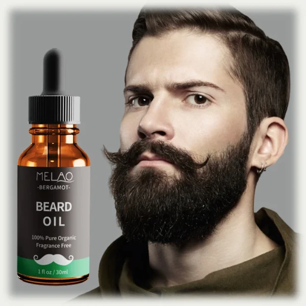 100% Natural Beard Oil Men Organic Essential Beard Growth Oil Bulk - Image 3