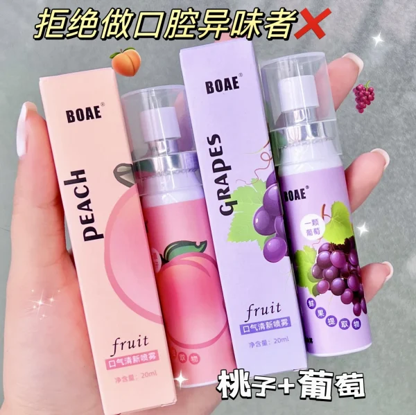 Private Label OEM Customization Oral Spray Breath Refresher Persistent Fragrance Fresh Breath Fruit Oral Refresher Oral Spray - Image 3