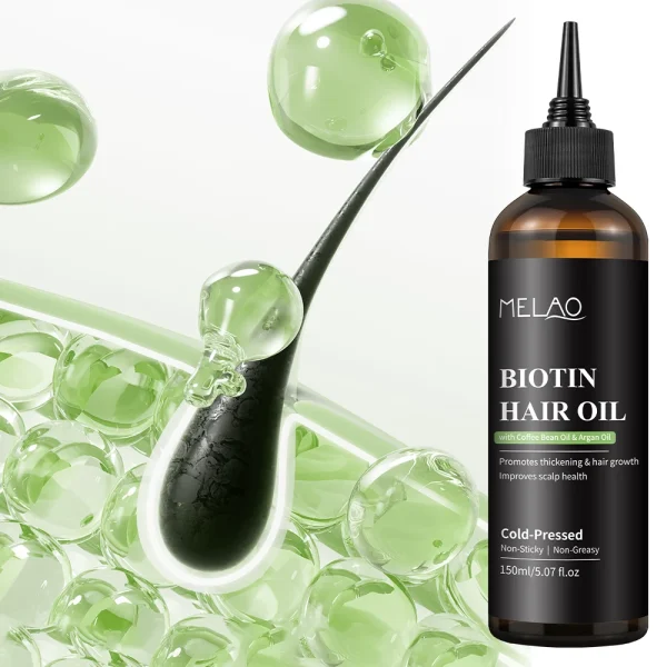 Private Label Essential Hair Loss Oil Growth Oil Hair Strengthening Dandruff Itchy Deep Biotin Hair Oil - Image 5