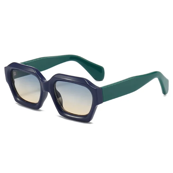 Unique Luxury Thick Frame Sun Glasses High Quality Square Rectangle Sunglasses for Men Women Custom Logo - Image 5