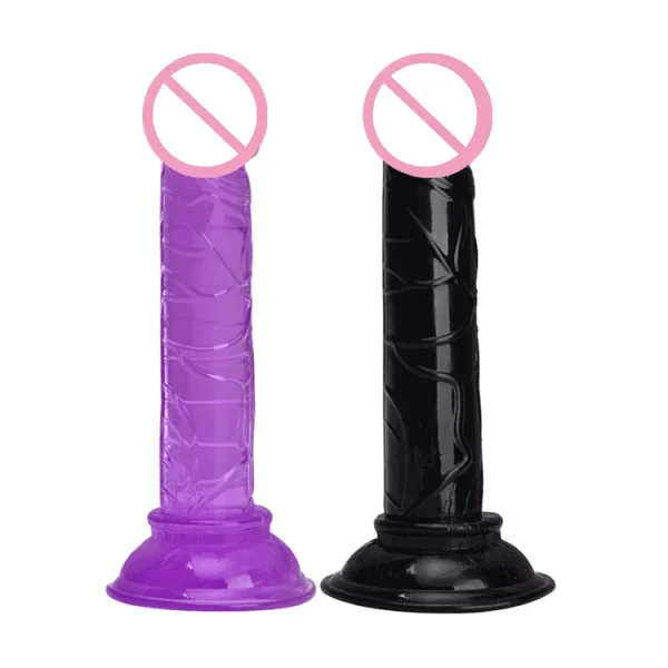 Hot Sale Erotic Soft Jelly Dildo Realistic Dildo with Suction Cup Toys Adult Sex Toy Dildo for Gay Men - Image 6