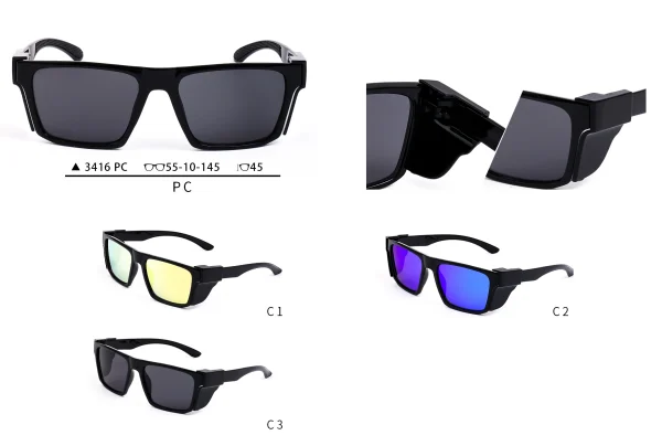 High Quality Custom Ansi Z87.1 Wholesale Cycling PC Lens Side Shield Safety Sunglasses Men Women 2025 - Image 5