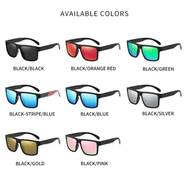 Classic Brand Polarized Lenses Side Shield Transparent Red Frame Custom Shades Sports Goggles Z87.1 Safety Sunglasses - Image 5