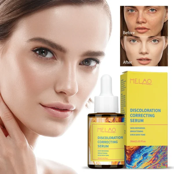Anti Aging Lift Brightening Skin Care Hyaluronic Acid Vitamin C E Peptide Collagen Facial Discoloration Correcting Serum - Image 3
