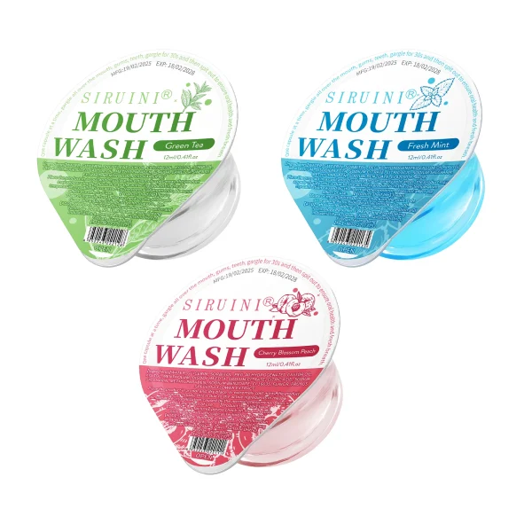 Free Samples Oral Care Private Label Mini Mouth Wash Custom Mint Fruit Jelly Cup Travel Size Mouthwash Alcohol Free Whitening - Image 2