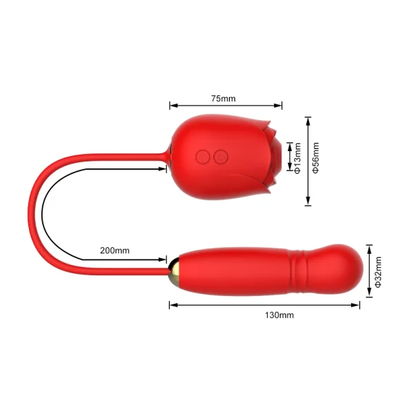 Odeco Drop Shipping Wholesale Rose Vibrators With Clitoris Sucking Stimulator Rose Toy for Women - Image 6