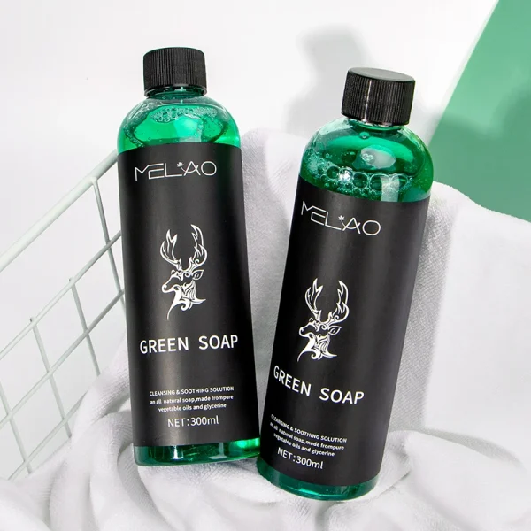Pure Liquid Green Soap Tattoo Skin Deep Cleansing Tattoo Green Soap Tattoo Ahtercare