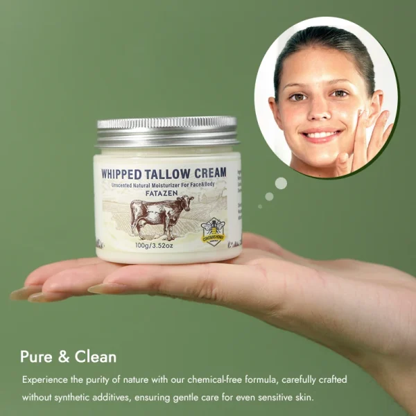 FATAZEN Wholesale Body Lotions Vitamins Face Care Cosmetic Korean Skin Care Products Makeup Peptides OEM Beef Tallow Balm - Image 5