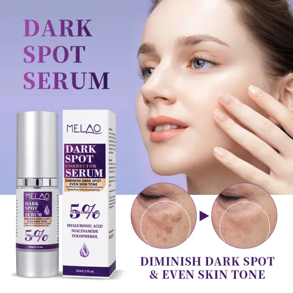 Anti Aging Brightening Collagen Korean Skin Care Hyaluronic Acid Vitamin C E Whitening Dark Spot Remover Serum for Face - Image 3