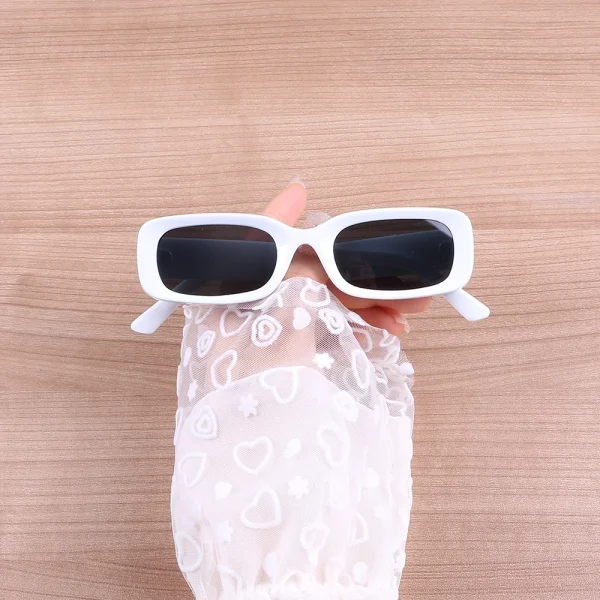Custom Small square Sunglasses Women Classic Retro Rectangle Shades 2023 Trendy Jelly Sun Glasses Men - Image 3