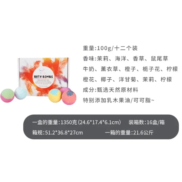 Bubble Custom Mini Kids Salt Bath Bomb Private Label Kit Surprise Making Organic for Kids Box Gift Set Wholesale Set Bath Bombs - Image 3