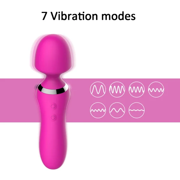 Personal Electric Handheld Powerful Vibration Wand Massager Back Massager Hot Massage Tool - Image 2