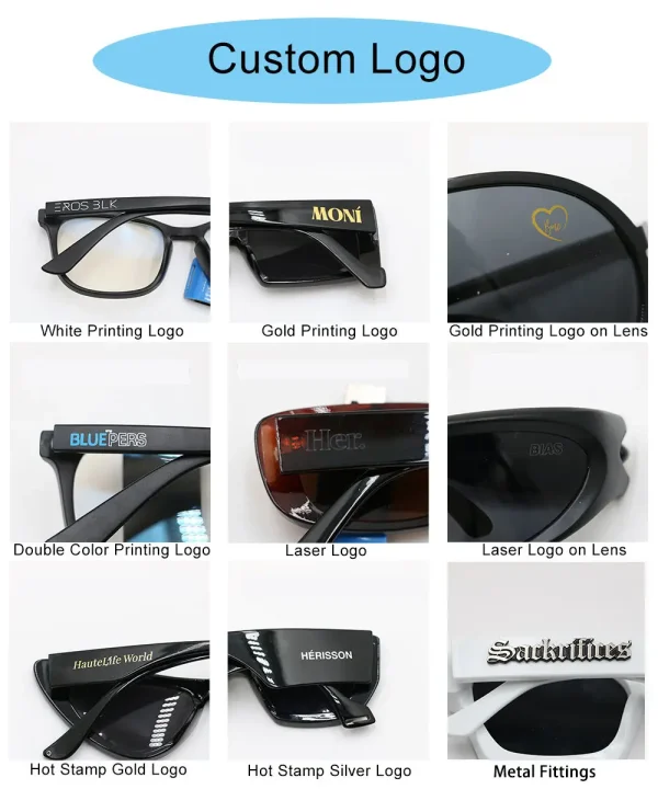 Factory Custom Logo Oversized Square Sunglasses Men Women High Quality Mirror Lens Sun Glasses - Image 3