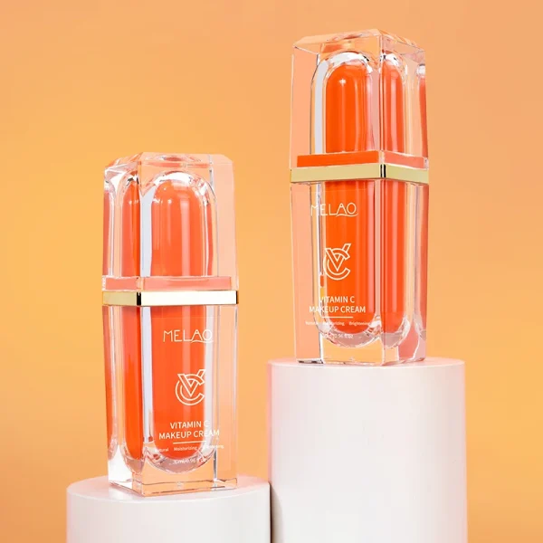 Easy to Use Makeup Foundation Waterproof Skin Full Cover Face Moisturizing Whitening Even Skin Vitamin C Glow Tone up Cream - Image 6