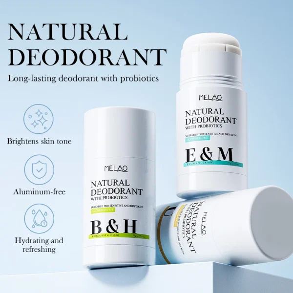 Melao Private Label Custom Stick Womens Body Natural Deodorant Wholesale & Antiperspirant for Men Women Spray Deodorant Stick - Image 3