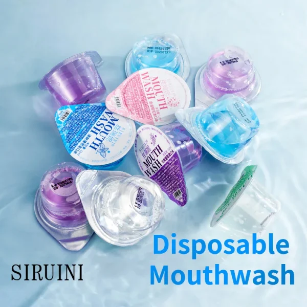 Free Samples Oral Care Private Label Mini Mouth Wash Custom Mint Fruit Jelly Cup Travel Size Mouthwash Alcohol Free Whitening - Image 5