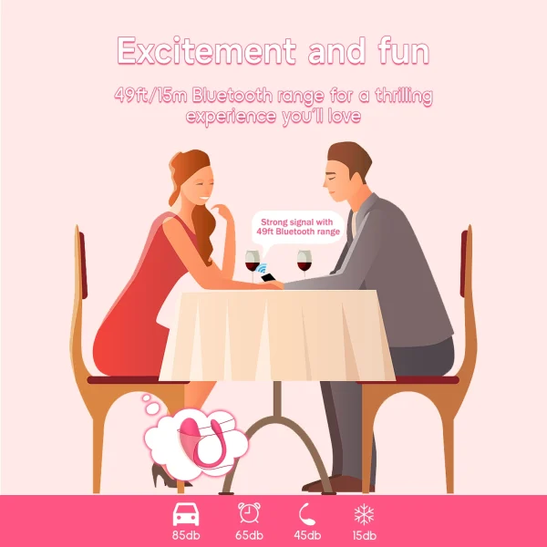 2025 Hot Selling APP Remote Control G-spot Panty Vibrator Bullet Vibrator Jump Egg Clit Stimulator Wearable Sex Toy for Couples - Image 2