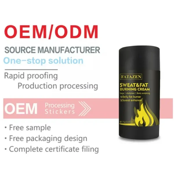 FATAZEN Cosmetic Slim Cream Fat Burning Shaping Waist Products Hot Lose Weight Cream Massage Body Cellulite Slimming Cream - Image 6