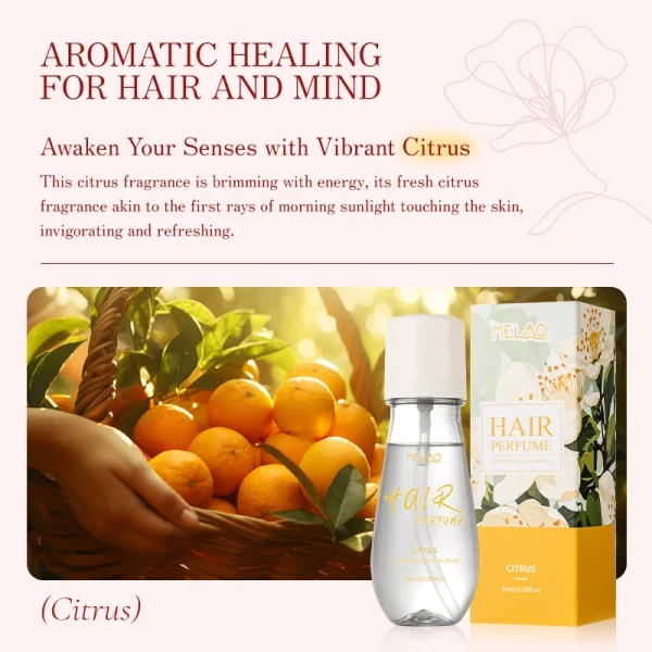 Best Seller Hair Moisturizing Shiny Smooth Silky Leave In Conditioner Hair Perfume Spray With Vitamin E Coconut Oil - Image 5