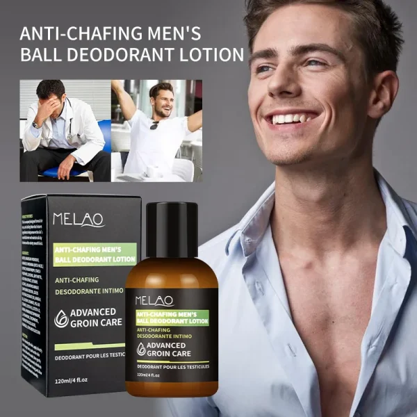 Melao Natural Deodorant for Man Balls Anti Chafing Anti Itching Skin Care Products Groin Protection Men Ball Deodorant Lotion - Image 2