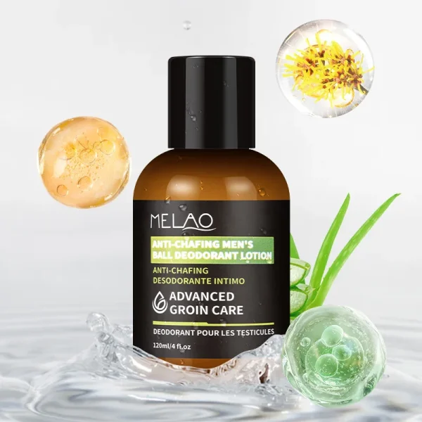 Melao Natural Deodorant for Man Balls Anti Chafing Anti Itching Skin Care Products Groin Protection Men Ball Deodorant Lotion - Image 4