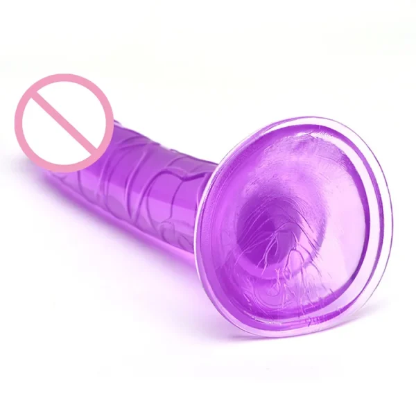 Hot Sale Erotic Soft Jelly Dildo Realistic Dildo with Suction Cup Toys Adult Sex Toy Dildo for Gay Men - Image 4