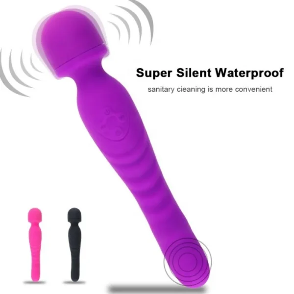 Intelligent Heating 7-Frequency Strong Vibration Bendable Wand Massager Vibrators Product Type - Image 2