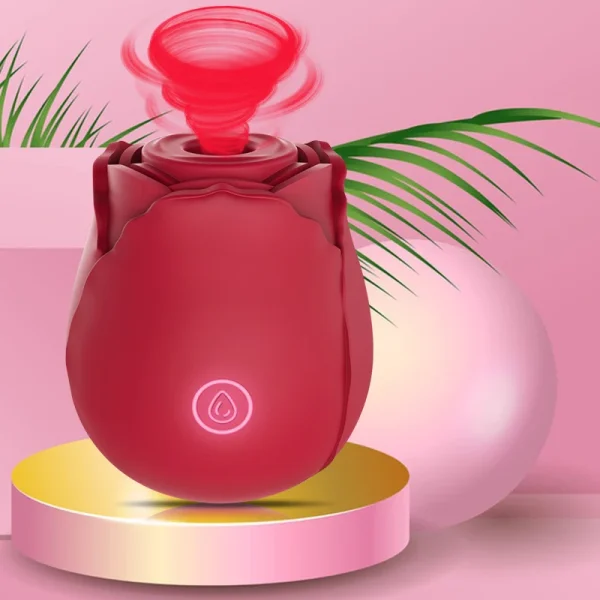 Rose Vibrator for Women Wholesale Custom logo Clitoralis Stimulator Sucking Adult Toys Rose Sucking Vibrator - Image 2