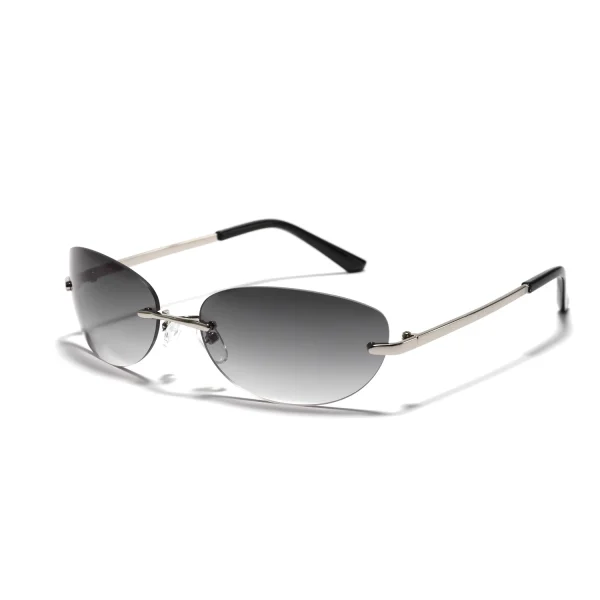 Y2k Retro Rimless Sunglasses New Women Mne Luxury 2000'S Punk Sun Glasses UV400 Female Shades Eyewear Fasion Eyeglasses Oculos - Image 6