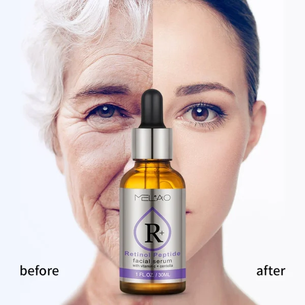 Vitamin c Serum Collagen Moisturizer Facial Private Label Vitamins Makeup Skin Whitening Peptides Face Care Retinol Face Serum - Image 3