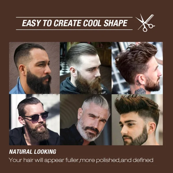 FATAZEN Avocado Bee Wax Matte Shine Finish Original Hold Strong Hair Styling Hair Wax Pomade Men's Hair Clay for Men - Image 3