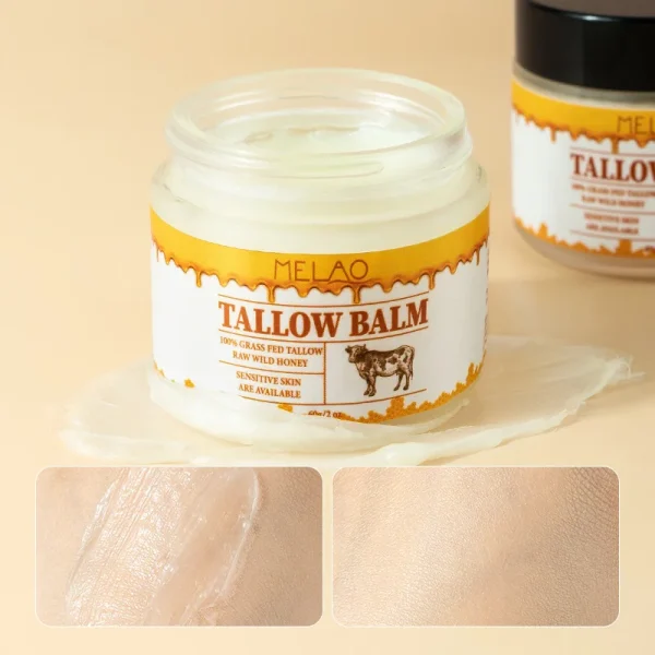 Natural Facial Private Label Body Lotions Vitamins Face Care Cosmetic Korean Skin Care Products Makeup Peptides Beef Tallow Balm - Image 3