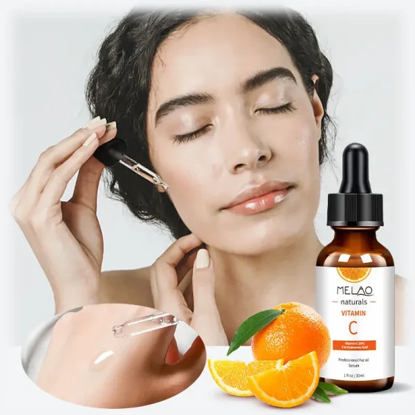 Melao Beauty Hyaluronic Acid Anti Aging Whitening Face Care Cosmetic Korean Skin Care Products Peptides Vitamin c Serum for Face - Image 4