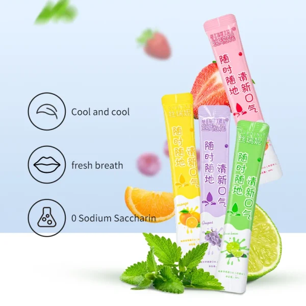 Fight Bad Breath Teeth Deep Cleaning Whitening Mouthwash Strip Disposable Custom Logo